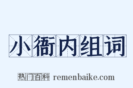 小衙内组词是什么意思的图片